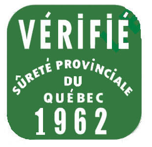 (image for) 1962 Quebec Inspection sticker CANADA